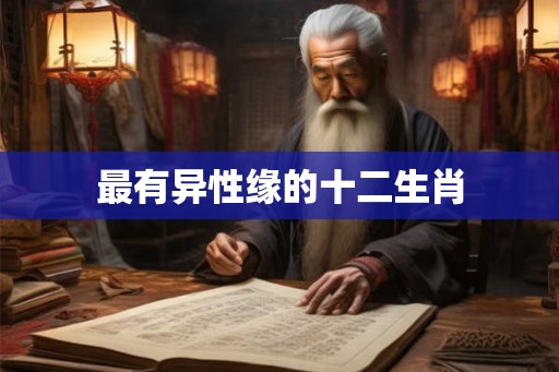 最有异性缘的十二生肖