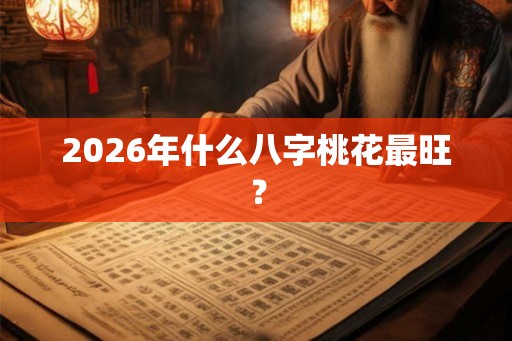 2026年什么八字桃花最旺? 2026年什么八字桃花最旺?