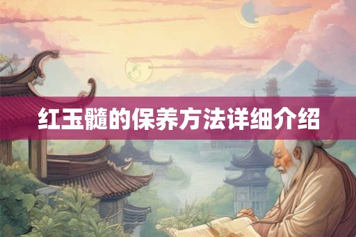 红玉髓的保养方法详细介绍