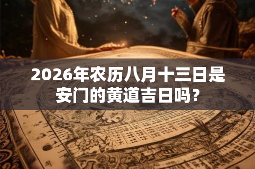 2026年农历八月十三日是安门的黄道吉日吗? 2026年农历八月十三日是安门的黄道吉日吗?