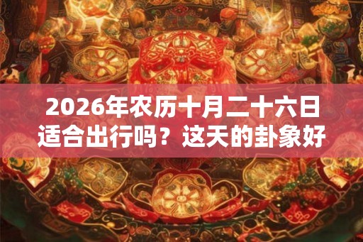 2026年农历十月二十六日适合出行吗？这天的卦象好不好？
