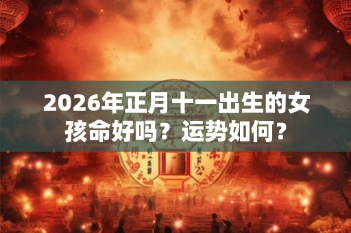 2026年正月十一出生的女孩命好吗？运势如何？