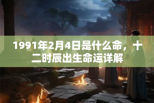 1991年2月4日是什么命,十二时辰出生命运详解 1991年2月4日是什么命,十二时辰出生命运详解