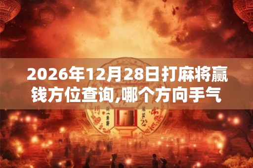 2026年12月28日打麻将赢钱方位查询,哪个方向手气佳