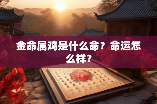 金命属鸡是什么命？命运怎么样？