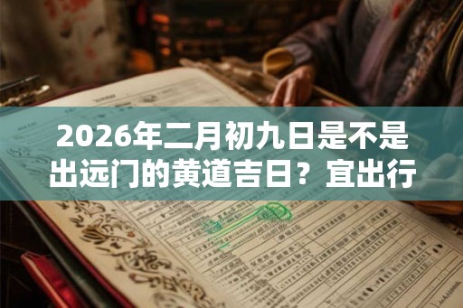 2026年二月初九日是不是出远门的黄道吉日？宜出行吗