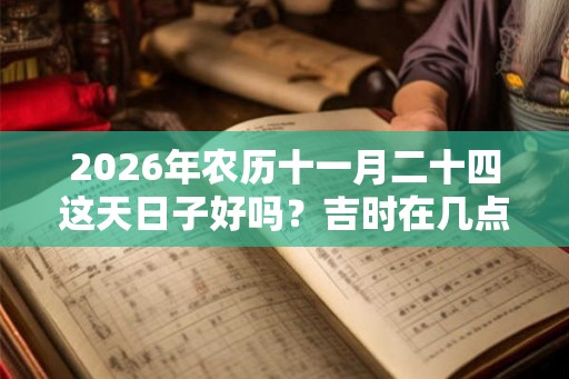 2026年农历十一月二十四这天日子好吗?吉时在几点? 2026年农历十一月二十四这天日子好吗?吉时在几点?