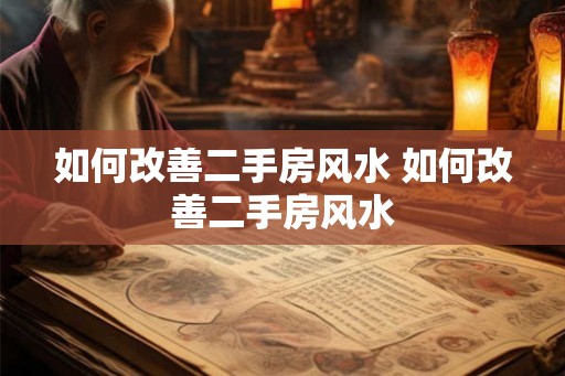 如何改善二手房风水 如何改善二手房风水