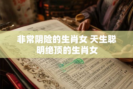 非常阴险的生肖女 天生聪明绝顶的生肖女