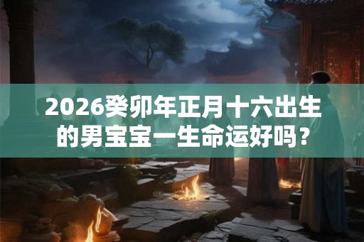 2026癸卯年正月十六出生的男宝宝一生命运好吗? 2026癸卯年正月十六出生的男宝宝一生命运好吗?