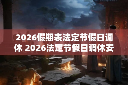2026假期表法定节假日调休 2026法定节假日调休安排