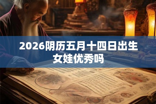 2026阴历五月十四日出生女娃优秀吗