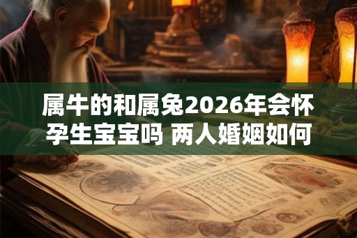 属牛的和属兔2026年会怀孕生宝宝吗 两人婚姻如何