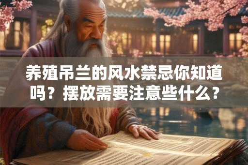 养殖吊兰的风水禁忌你知道吗？摆放需要注意些什么？