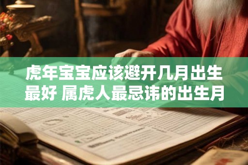 虎年宝宝应该避开几月出生最好 属虎人最忌讳的出生月份