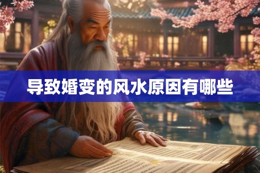 导致婚变的风水原因有哪些 导致婚变的风水原因有哪些