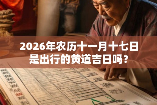 2026年农历十一月十七日是出行的黄道吉日吗？