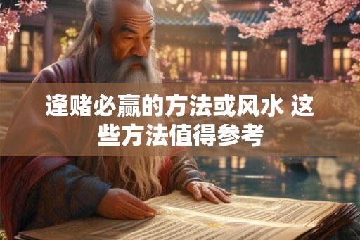 逢赌必赢的方法或风水 这些方法值得参考