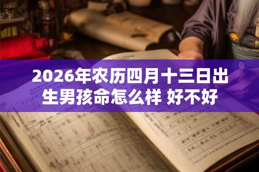 2026年农历四月十三日出生男孩命怎么样 好不好 2026年农历四月十三日出生男孩命怎么样 好不好