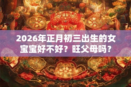 2026年正月初三出生的女宝宝好不好？旺父母吗？