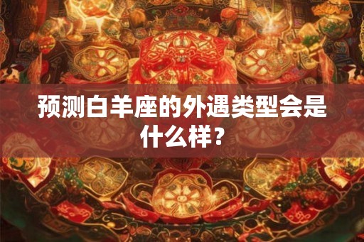 预测白羊座的外遇类型会是什么样？