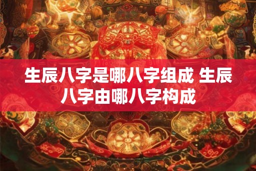 生辰八字是哪八字组成 生辰八字由哪八字构成