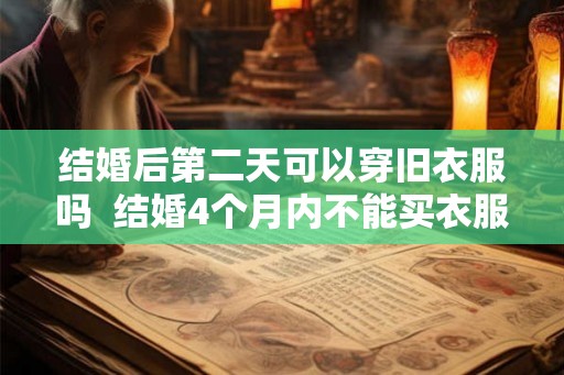结婚后第二天可以穿旧衣服吗  结婚4个月内不能买衣服吗