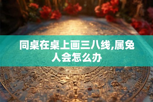 同桌在桌上画三八线,属兔人会怎么办