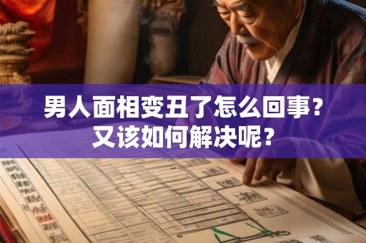 男人面相变丑了怎么回事？又该如何解决呢？