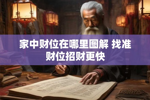 家中财位在哪里图解 找准财位招财更快