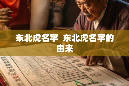 东北虎名字  东北虎名字的由来