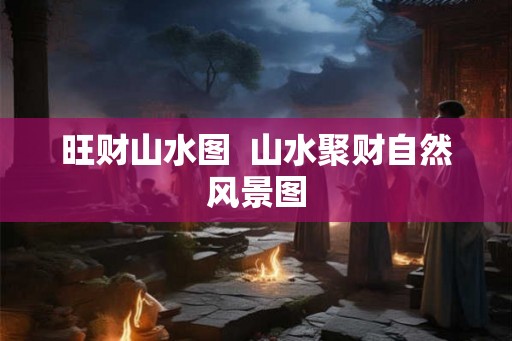 旺财山水图 山水聚财自然风景图 旺财山水图 山水聚财自然风景图