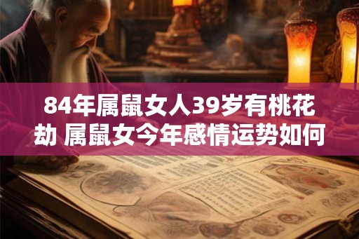 84年属鼠女人39岁有桃花劫 属鼠女今年感情运势如何 84年属鼠女人39岁有桃花劫 属鼠女今年感情运势如何