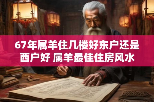 67年属羊住几楼好东户还是西户好 属羊最佳住房风水方位