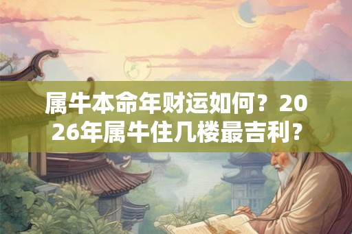 属牛本命年财运如何？2026年属牛住几楼最吉利？