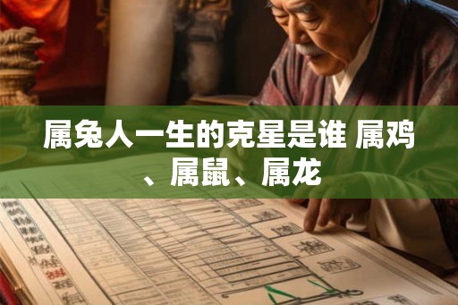 属兔人一生的克星是谁 属鸡、属鼠、属龙