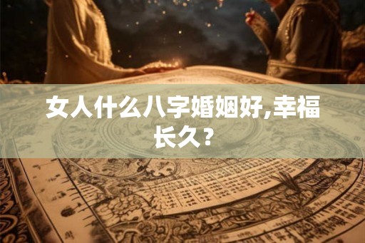 女人什么八字婚姻好,幸福长久? 女人什么八字婚姻好,幸福长久?