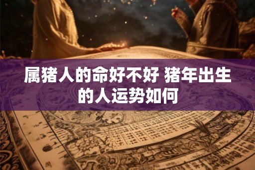 属猪人的命好不好 猪年出生的人运势如何 属猪人的命好不好 猪年出生的人运势如何