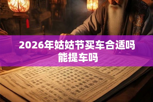 2026年姑姑节买车合适吗 能提车吗