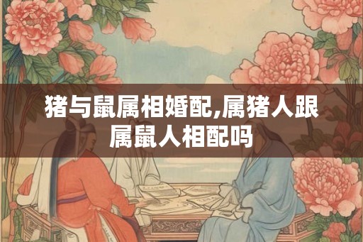 猪与鼠属相婚配,属猪人跟属鼠人相配吗