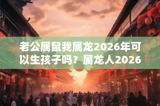 老公属鼠我属龙2026年可以生孩子吗？属龙人2026生孩子好吗？