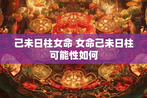 己未日柱女命 女命己未日柱可能性如何