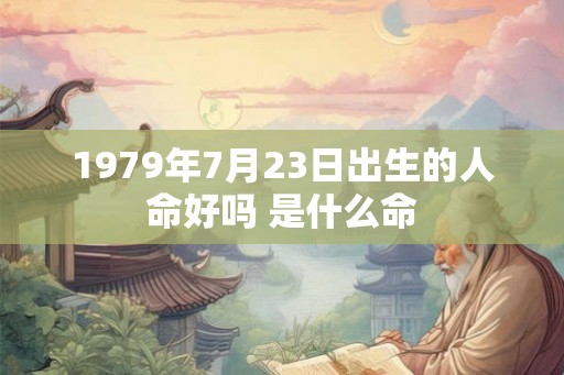 1979年7月23日出生的人命好吗 是什么命