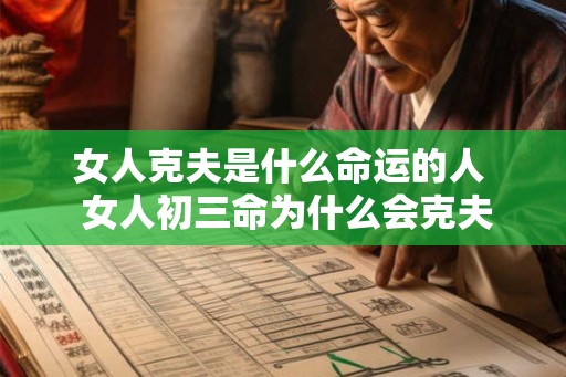 女人克夫是什么命运的人 女人初三命为什么会克夫 女人克夫是什么命运的人 女人初三命为什么会克夫