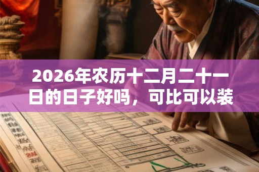 2026年农历十二月二十一日的日子好吗，可比可以装修？