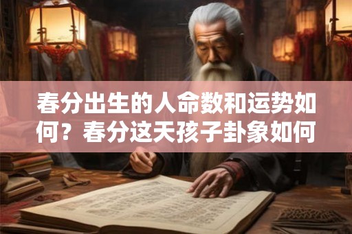 春分出生的人命数和运势如何？春分这天孩子卦象如何？