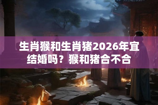 生肖猴和生肖猪2026年宜结婚吗?猴和猪合不合 生肖猴和生肖猪2026年宜结婚吗?猴和猪合不合