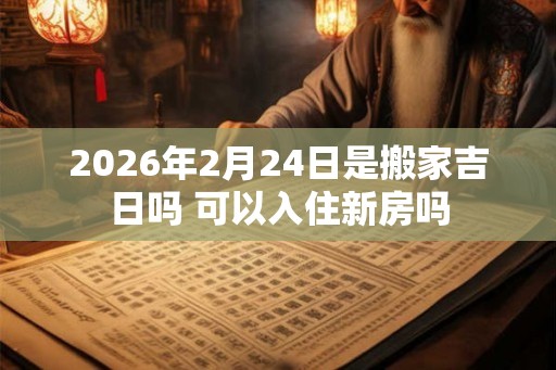 2026年2月24日是搬家吉日吗 可以入住新房吗