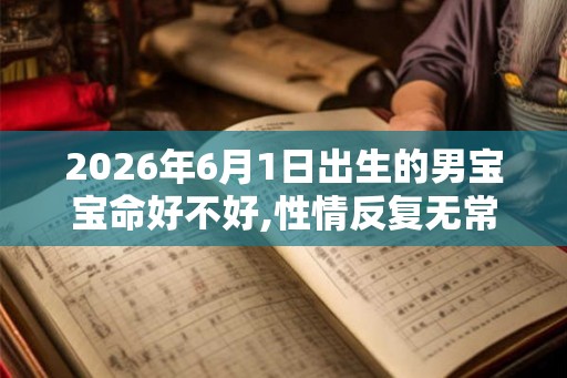 2026年6月1日出生的男宝宝命好不好,性情反复无常