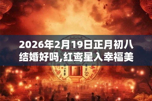 2026年2月19日正月初八结婚好吗,红鸾星入幸福美满